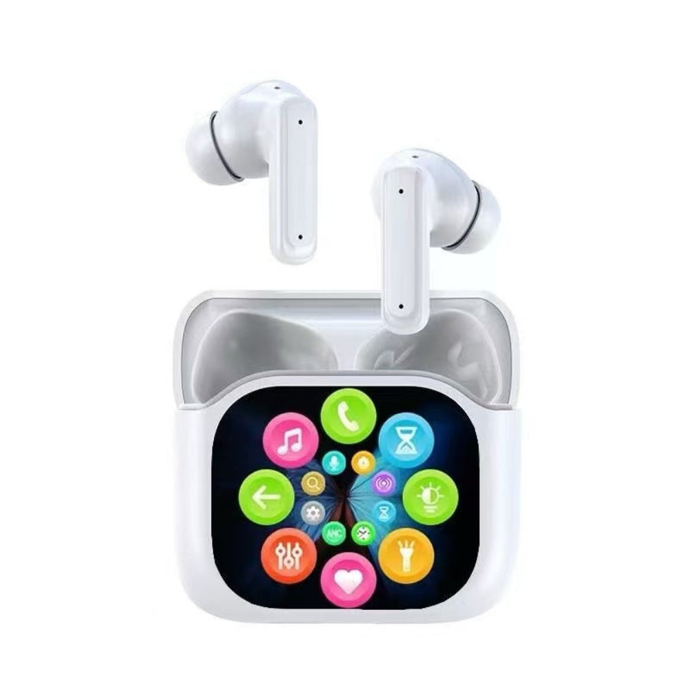 Wireless Bluetooth Earbuds With Touch Screen LCD Case
