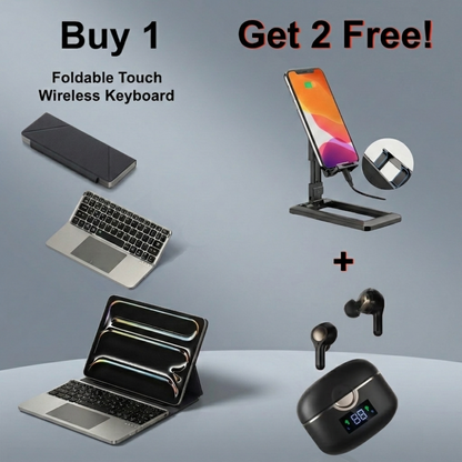 3 PCS Nomad Elite Wireless Keyboard Mobile Office Set