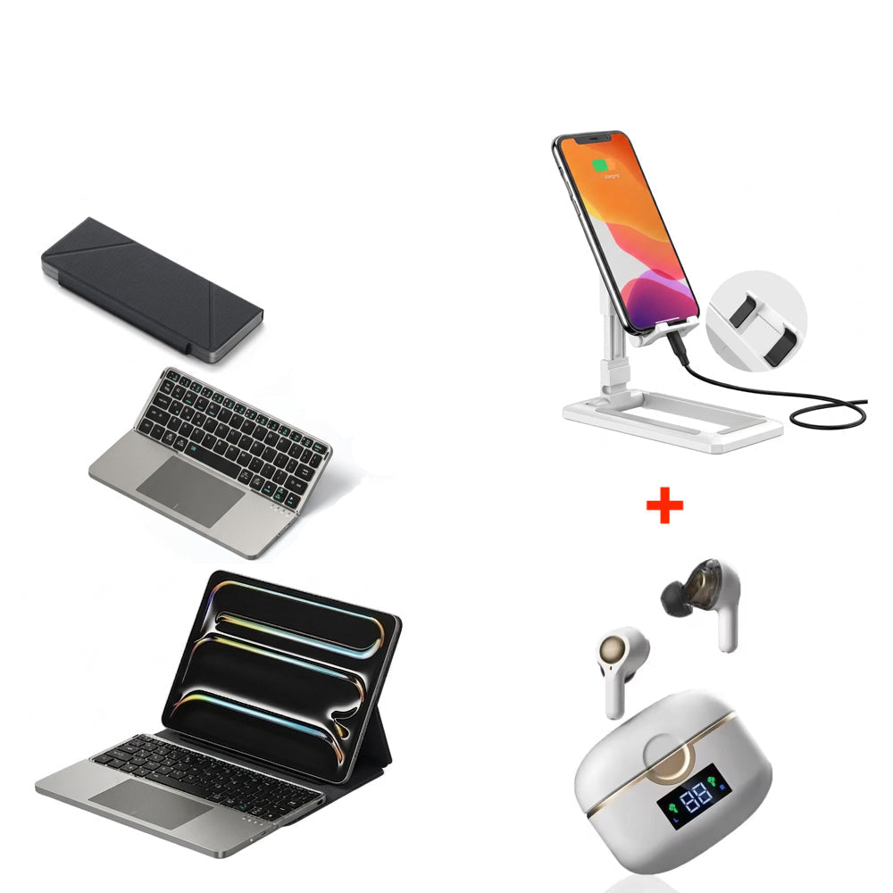 3 PCS Nomad Elite Wireless Keyboard Mobile Office Set