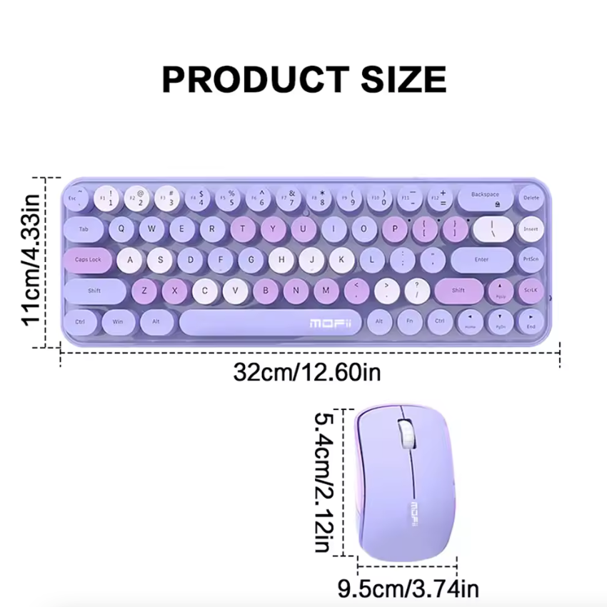 Purr Glow Kawaii Computer Combo