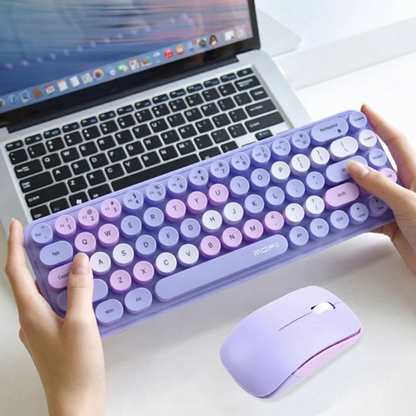 Purr Glow Kawaii Computer Combo