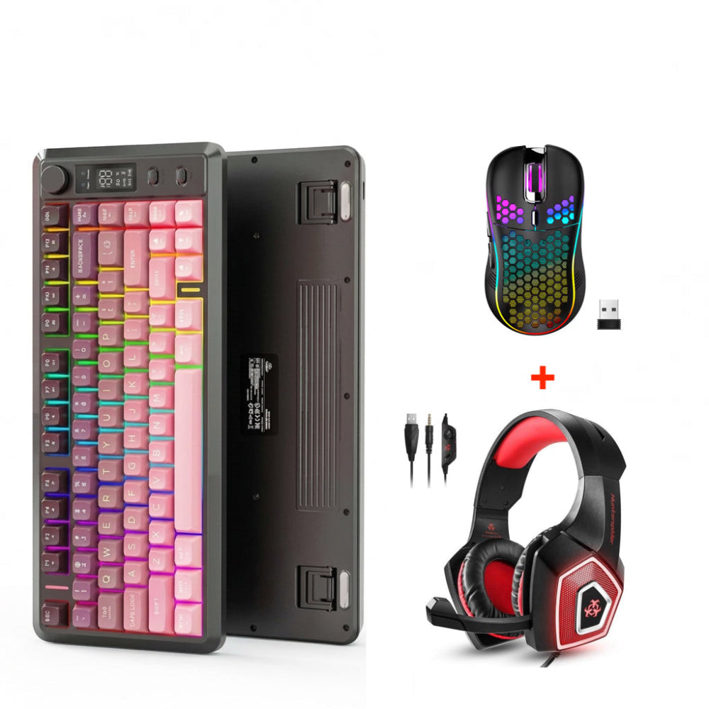 Onetify 3 PCS Gaming Keyboard, RGB mouse and Headphone Bundle Set