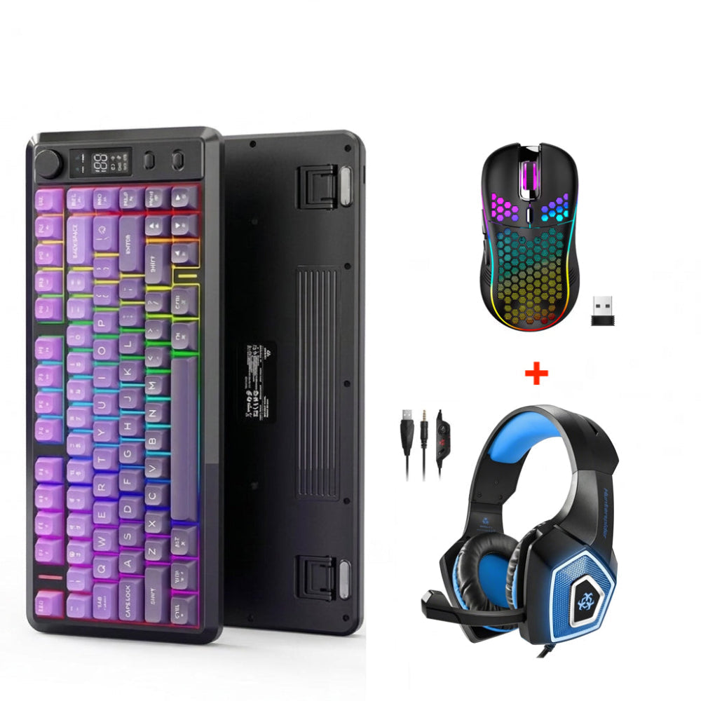 Onetify 3 PCS Gaming Keyboard, RGB mouse and Headphone Bundle Set