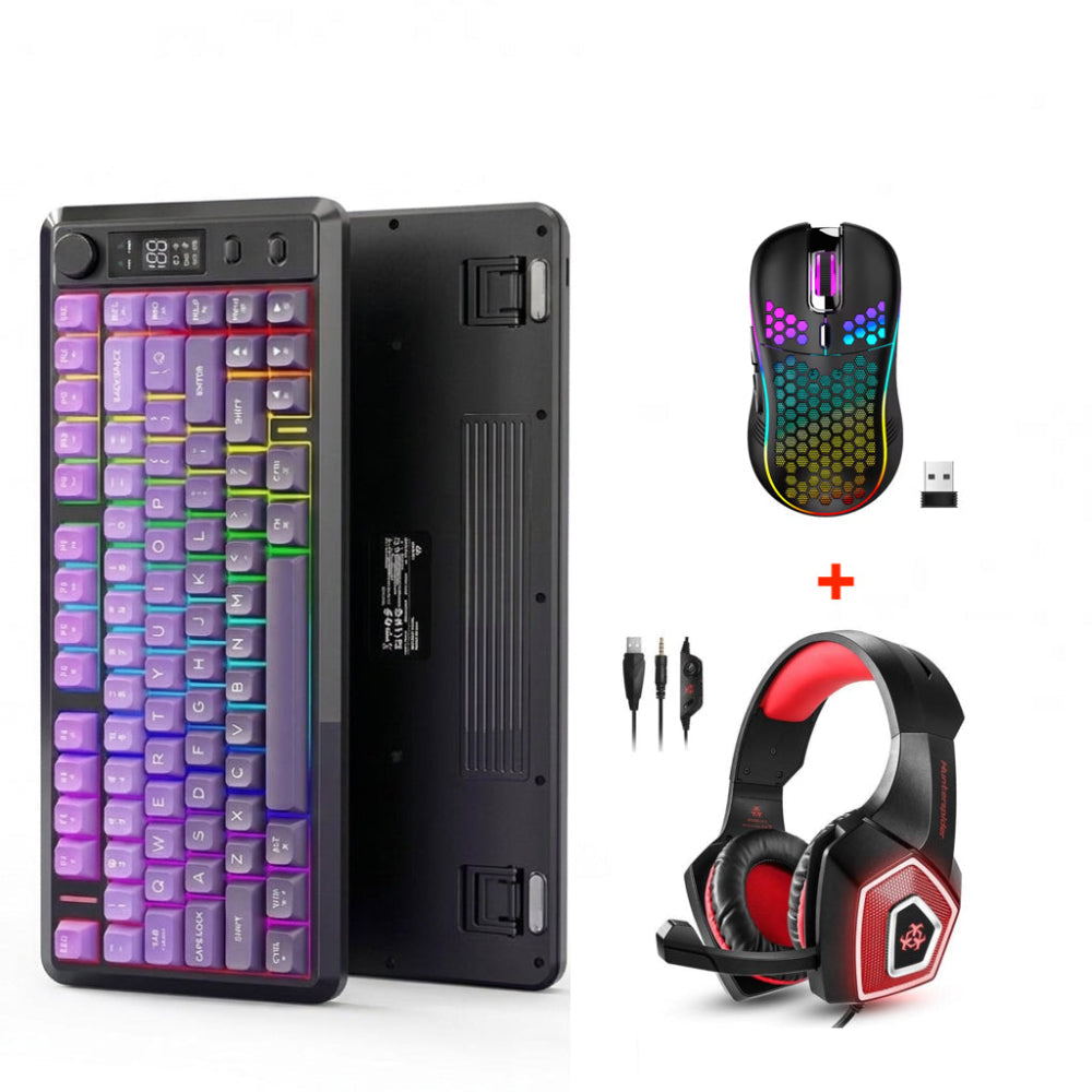 Onetify 3 PCS Gaming Keyboard, RGB mouse and Headphone Bundle Set