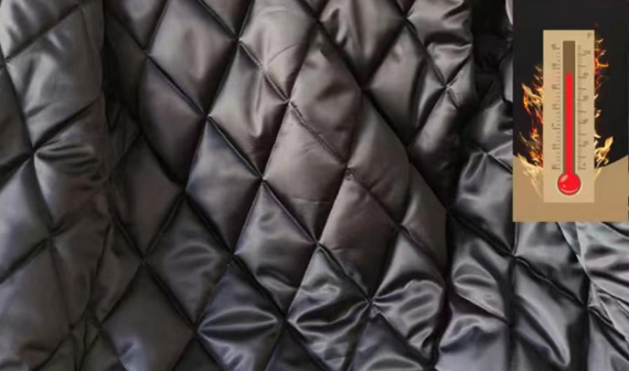 Mens Layered Look Quilted Trench With Hood