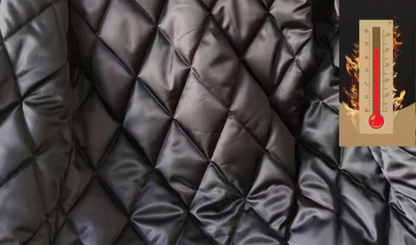 Mens Layered Look Quilted Trench With Hood