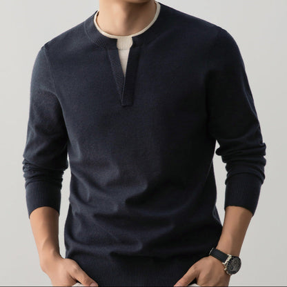 Mens Layered Look Sweater
