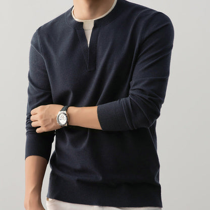 Mens Layered Look Sweater