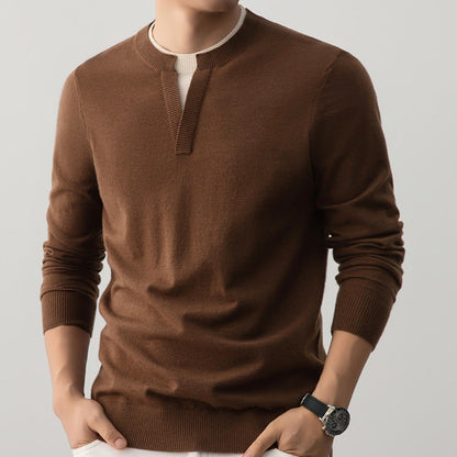 Mens Layered Look Sweater