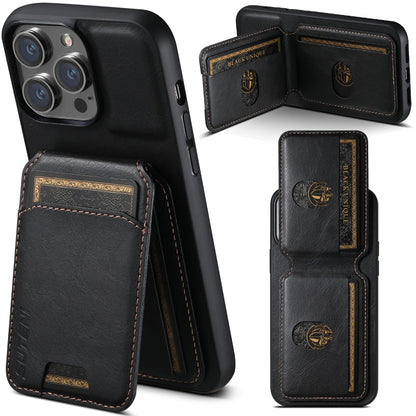Vegan Leather Magnetic Phone Case For iPhone With Card Slots