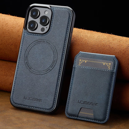 Vegan Leather Phone Case For IPhone With Detachable Magnetic Card Case
