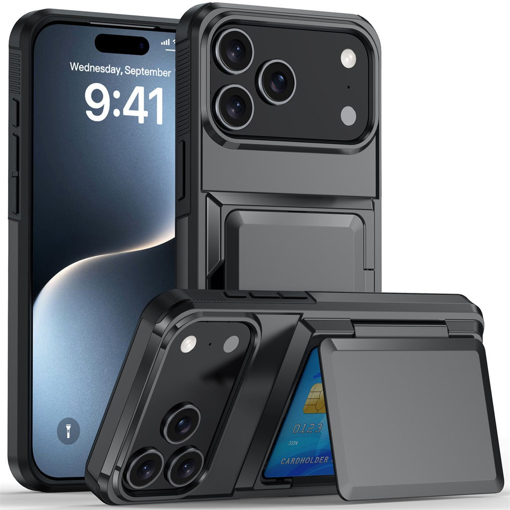 Protective Phone Case for iPhone With Card Slot