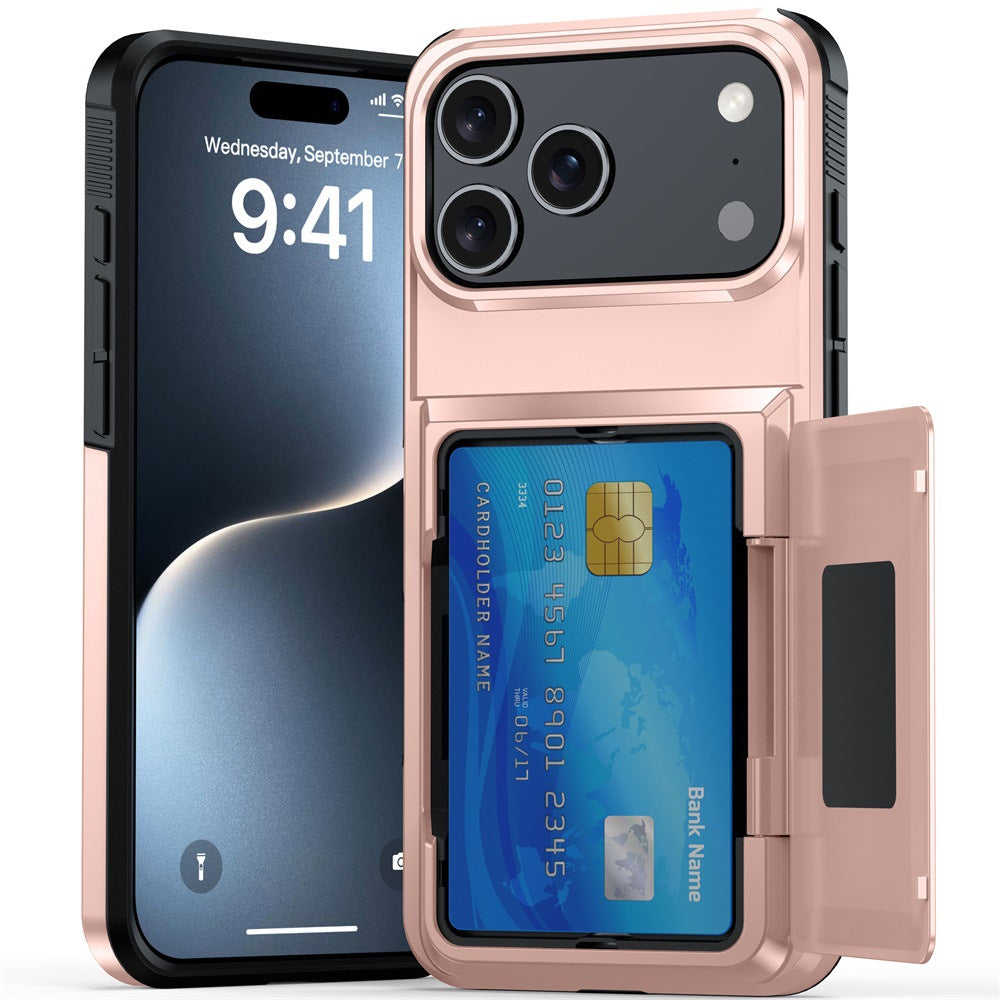 Protective Phone Case for iPhone With Card Slot
