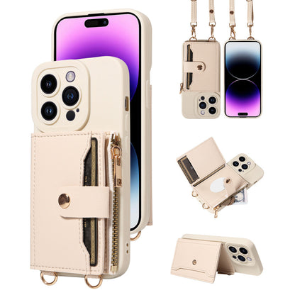 Crossbody Phone Case For iPhone With Card Slots and Coin Bag