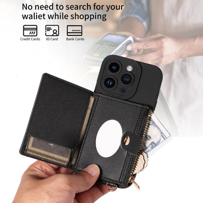 Crossbody Phone Case For iPhone With Card Slots and Coin Bag