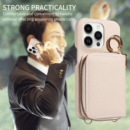 Crossbody Vegan Leather Case For iPhone With A Spacious Card Pouch And Ring