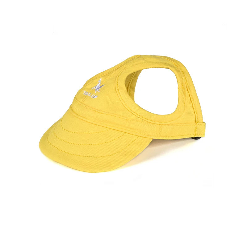Adjustable Pet Baseball Hat with Ear Holes