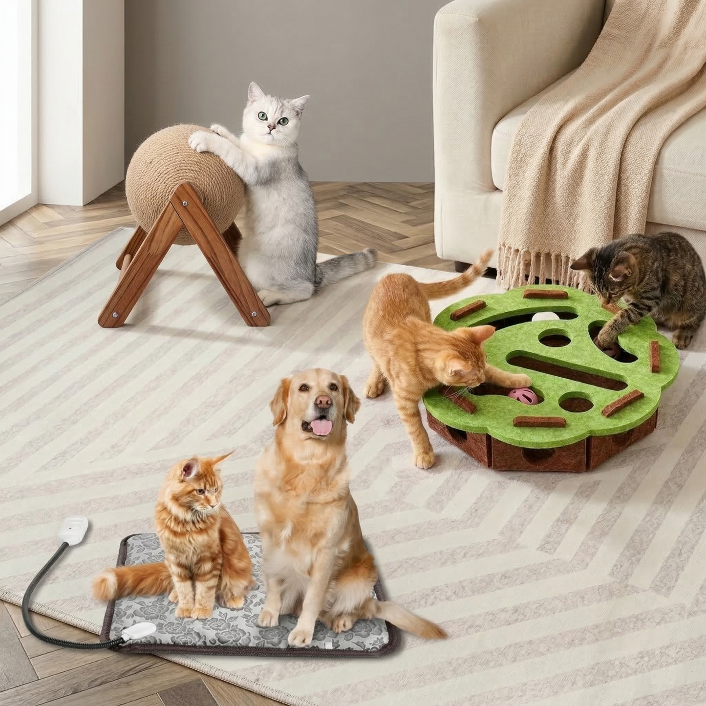 Purr-fect Warm Playtime 3 PCS Set