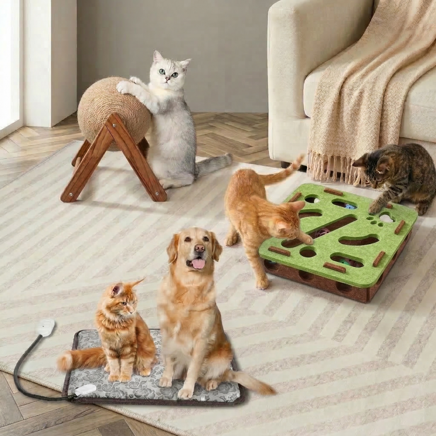Purr-fect Warm Playtime 3 PCS Set