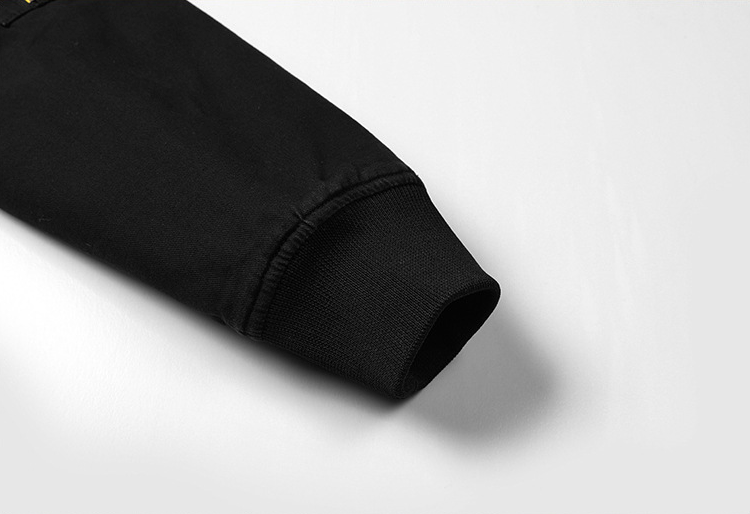 Mens Zipper Jacket With faux shearling Inner