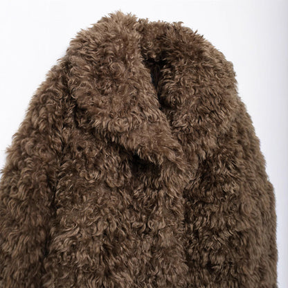 Womens Faux Fur Flurry Teddy Coat