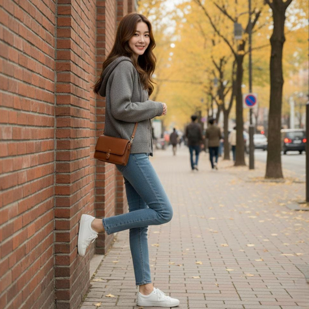 Womens Button Down Cardigan With Hollow Out Knit Hood