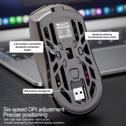 Shadow Blade X1 Tri-Mode 10000 DPI Gaming Mouse