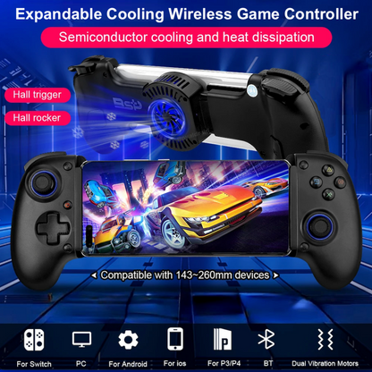 Expandable Cooling Wireless Game Controller