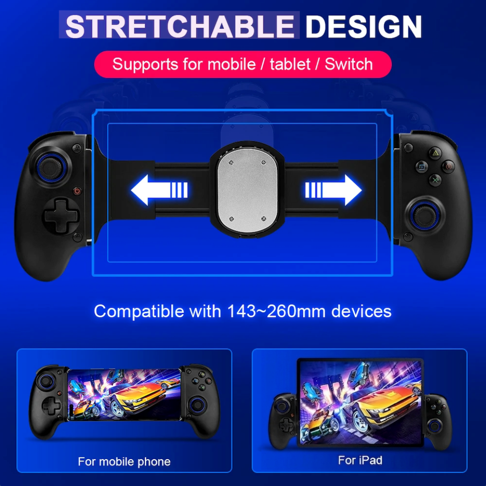 Expandable Cooling Wireless Game Controller