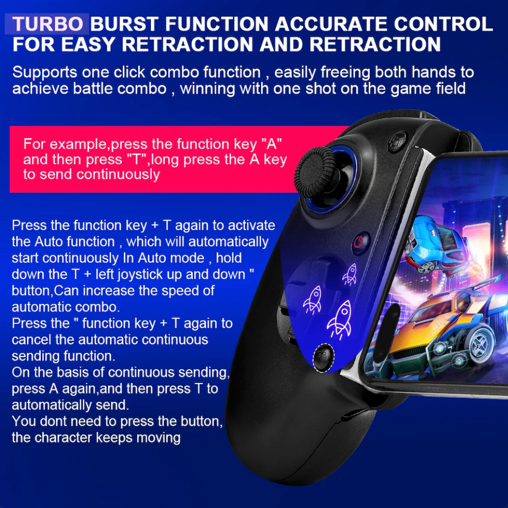 Expandable Cooling Wireless Game Controller