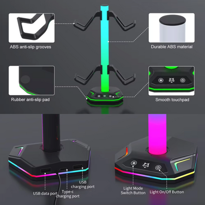 Crystal Dragon RGB Gaming Elite 3 PCS Set Bundle