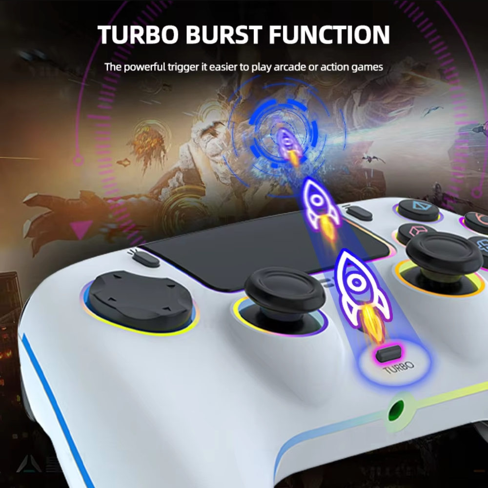 RGB Wireless Gamepad for PS5