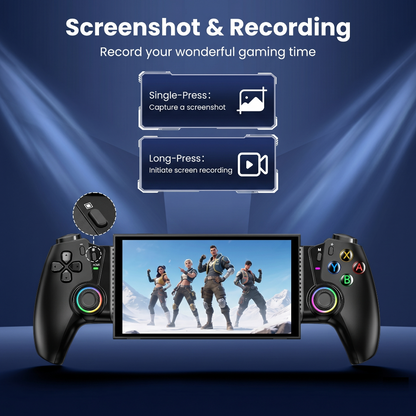 Wireless RGB Hall Effect Gamepad Compatible for Switch & Mobile Phone