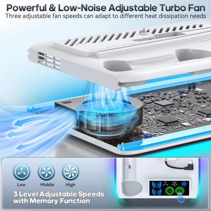 Slim RGB Cooling & Charging Station Compatible for PS5