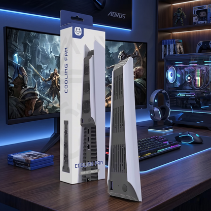 PS5 Slim Cooling Fan with RGB Lights