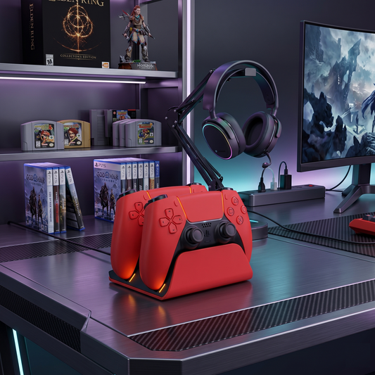 DualSense Fast Charging Station Compatible For PS5 Controllers