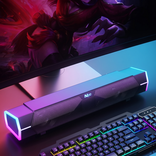 4D Surround Soundbar with Bluetooth 5.0 & Subwoofer