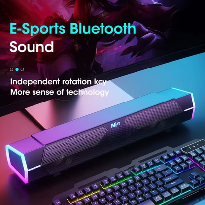 4D Surround Soundbar with Bluetooth 5.0 & Subwoofer