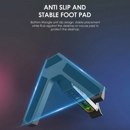RGB Gaming Headset Stand with Sound-Activated LED Lights