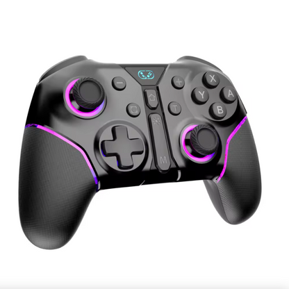 Wireless RGB Gaming Controller Compatible for Switch, PC & Mobile