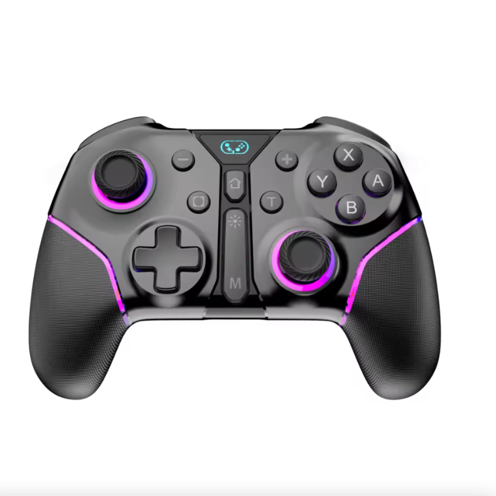 Wireless RGB Gaming Controller Compatible for Switch, PC & Mobile
