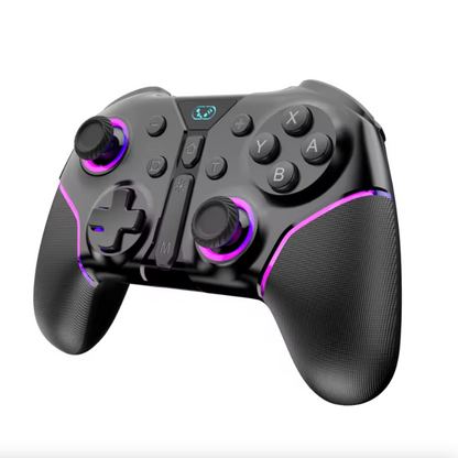 Wireless RGB Gaming Controller Compatible for Switch, PC & Mobile