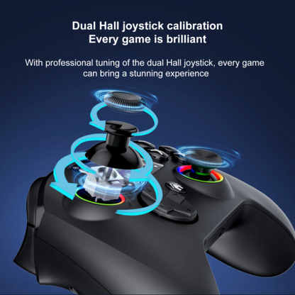 1.44" Screen Wireless Gaming Controller with RGB Lights