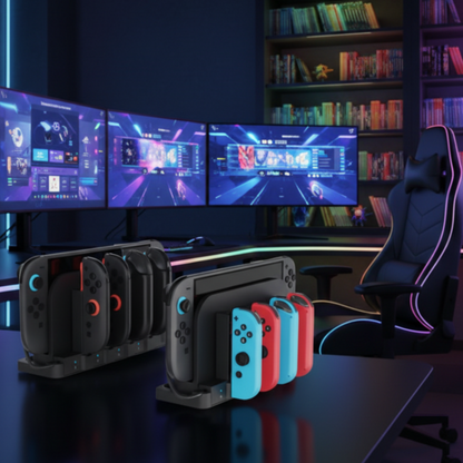 Magnetic Dual Charging Dock for N Switch Controllers