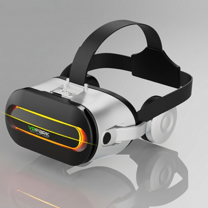 Immersive 3D VR Headset with Built-in Bluetooth Headphones