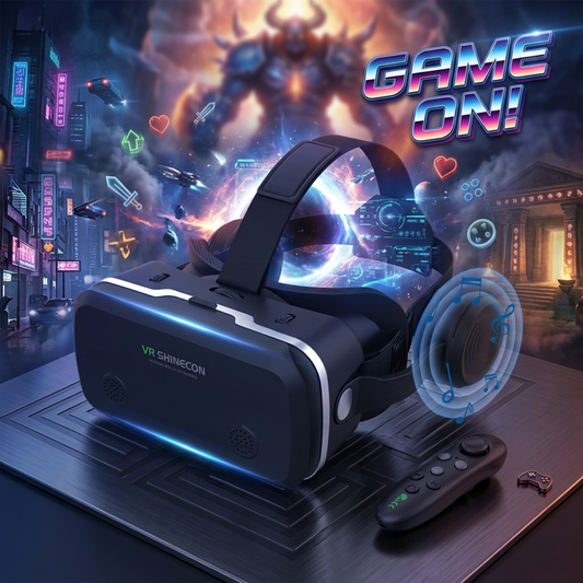 3D VR Glasses Virtual Reality Headset With Joystick