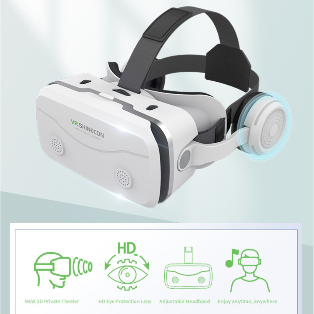 3D VR Glasses Virtual Reality Headset With Joystick