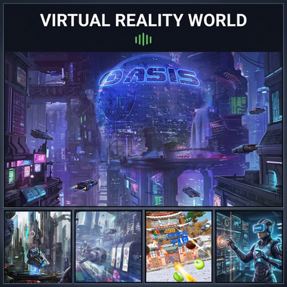 3D VR Glasses Virtual Reality Headset With Joystick