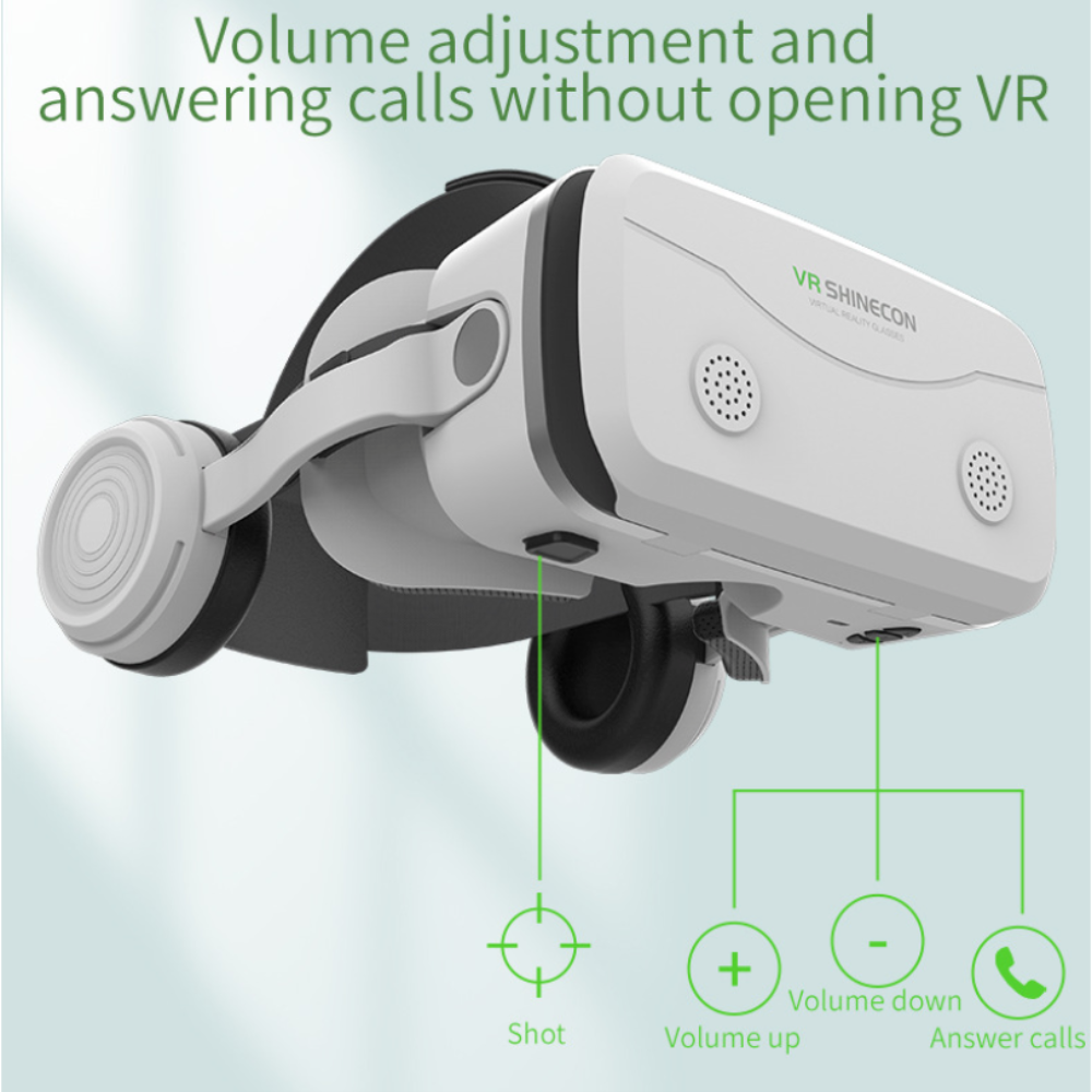 3D VR Glasses Virtual Reality Headset With Joystick