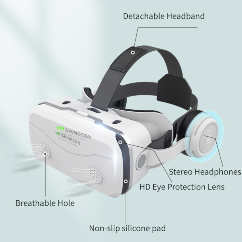 3D VR Glasses Virtual Reality Headset With Joystick